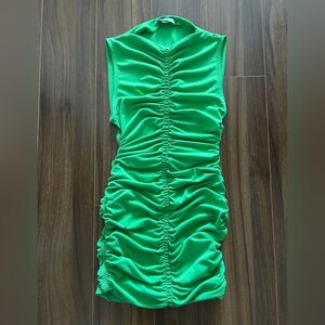Zara Bright Green dress